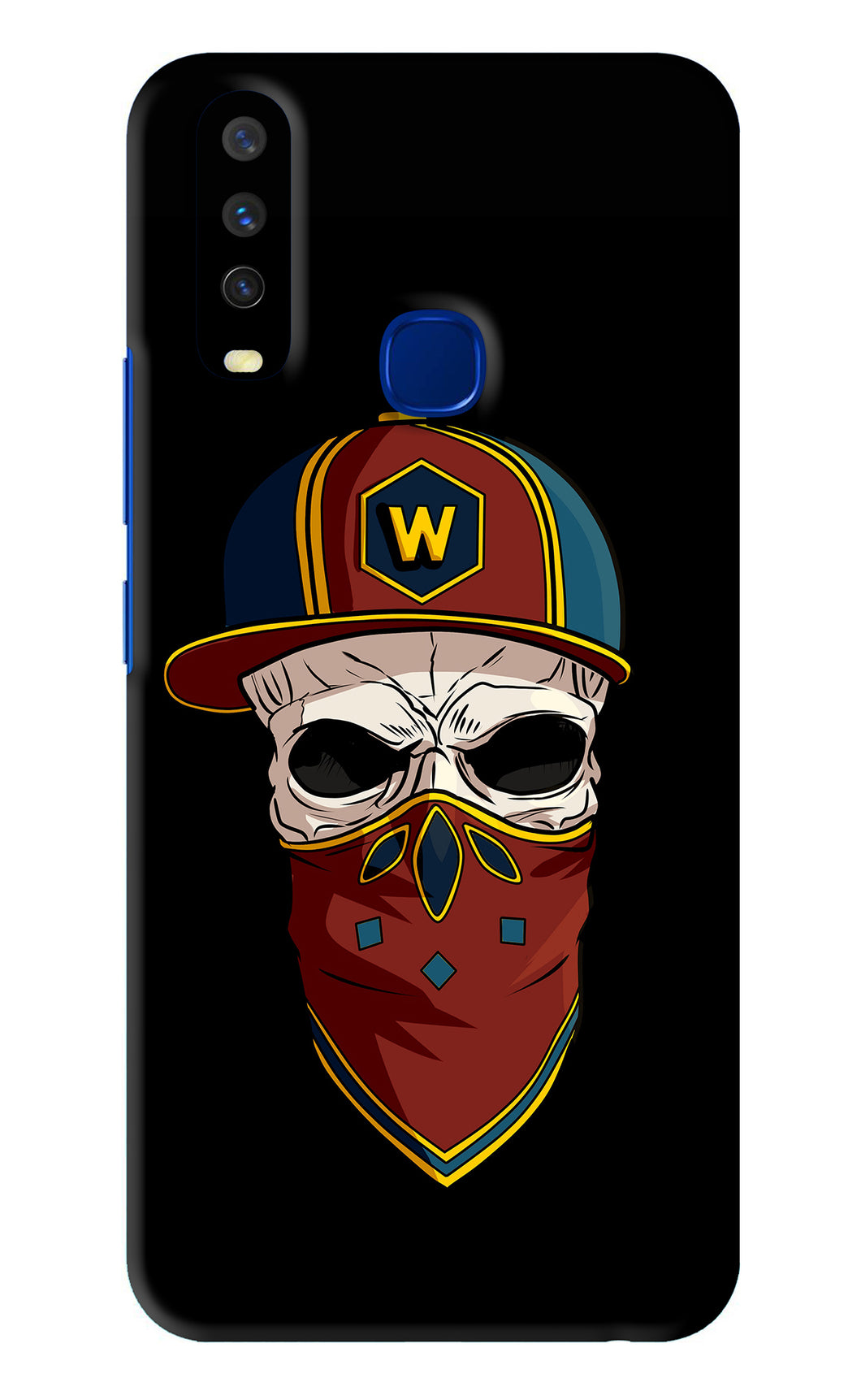 Skull Vivo Y15 2019 Back Skin Wrap