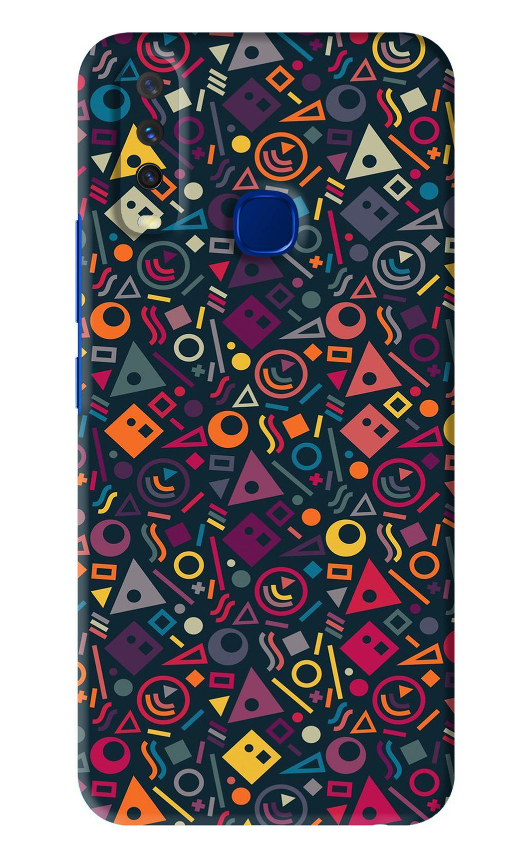 Geometric Abstract Vivo Y15 2019 Back Skin Wrap