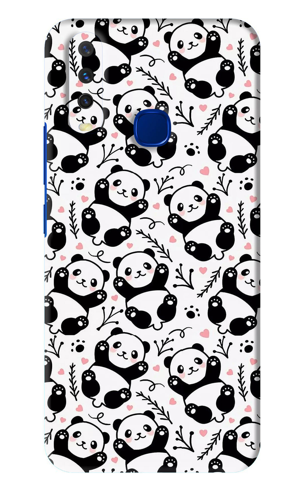 Cute Panda Vivo Y15 2019 Back Skin Wrap