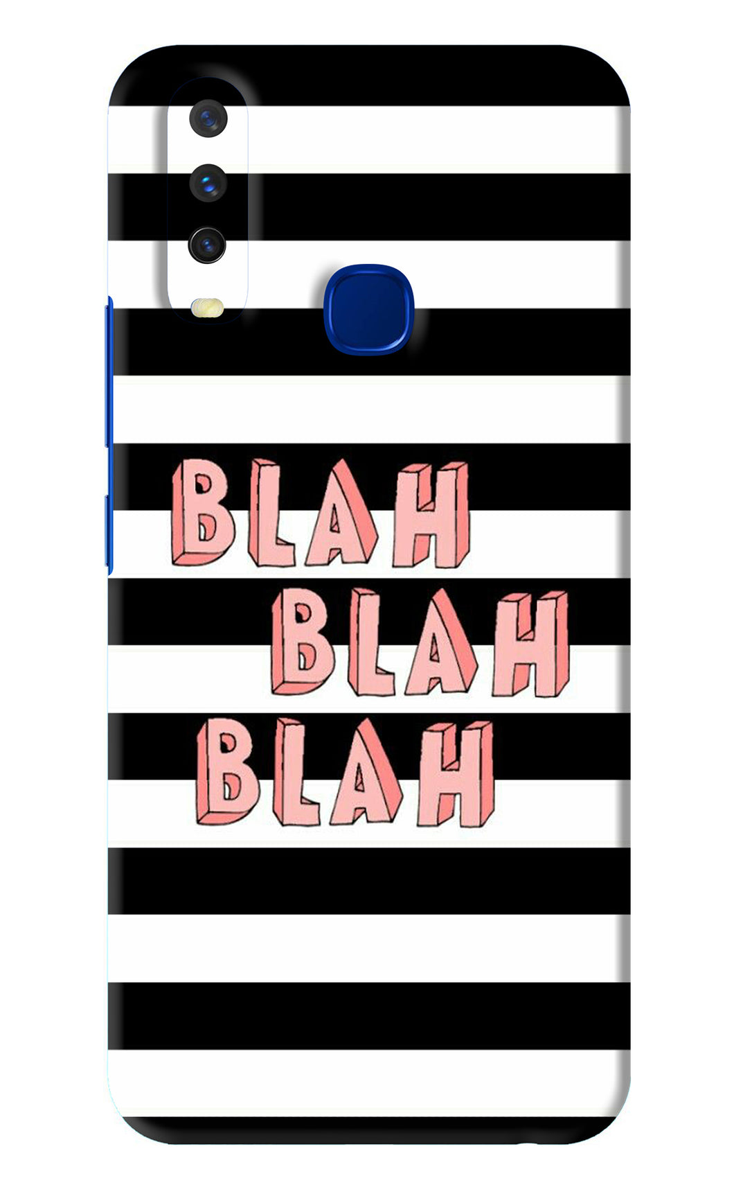 Blah Blah Blah Vivo Y15 2019 Back Skin Wrap