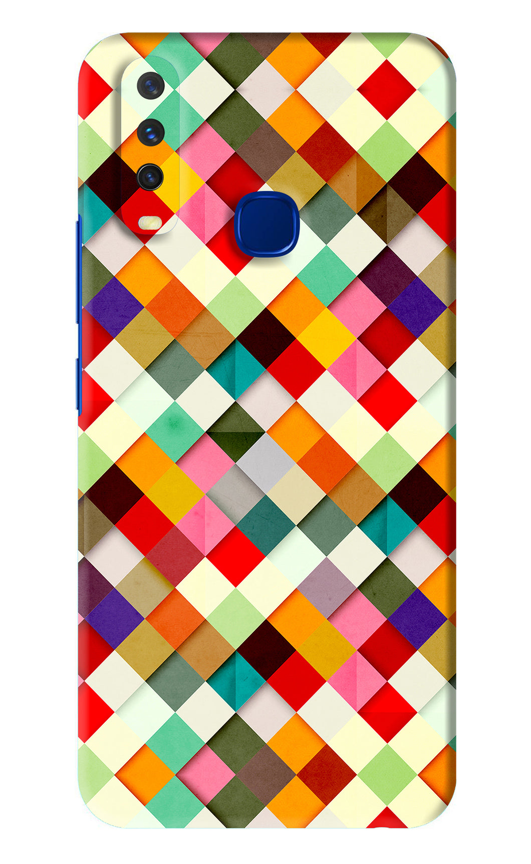 Geometric Abstract Colorful Vivo Y15 2019 Back Skin Wrap