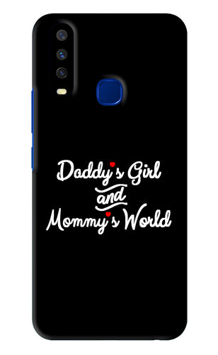 Daddy's Girl and Mommy's World Vivo Y15 2019 Back Skin Wrap