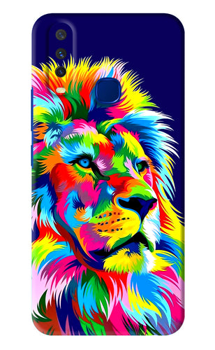 Vector Art Lion Vivo Y15 2019 Back Skin Wrap
