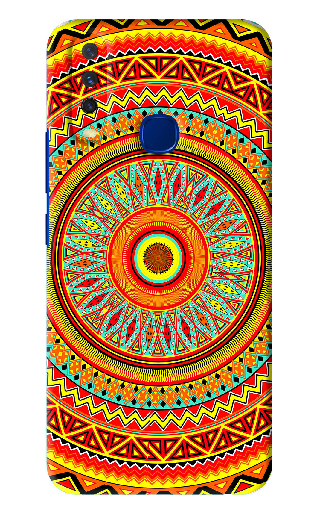 Mandala Pattern Vivo Y15 2019 Back Skin Wrap