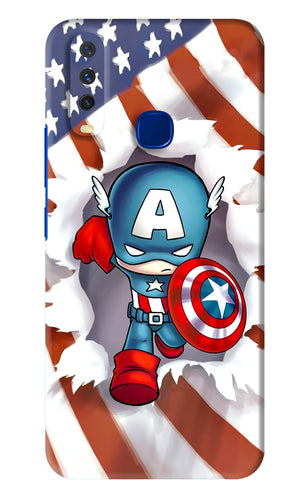 Captain America Vivo Y15 2019 Back Skin Wrap