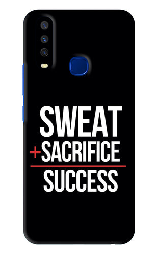 Sweat Sacrifice Success Vivo Y15 2019 Back Skin Wrap