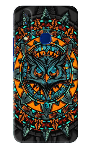 Angry Owl Art Vivo Y15 2019 Back Skin Wrap