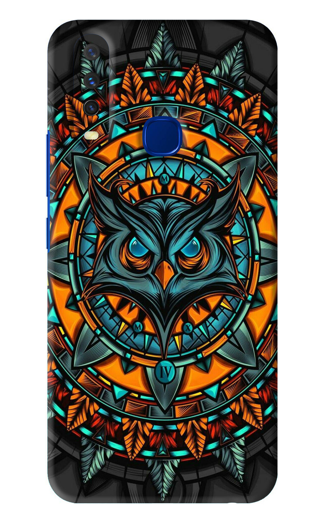 Angry Owl Art Vivo Y15 2019 Back Skin Wrap