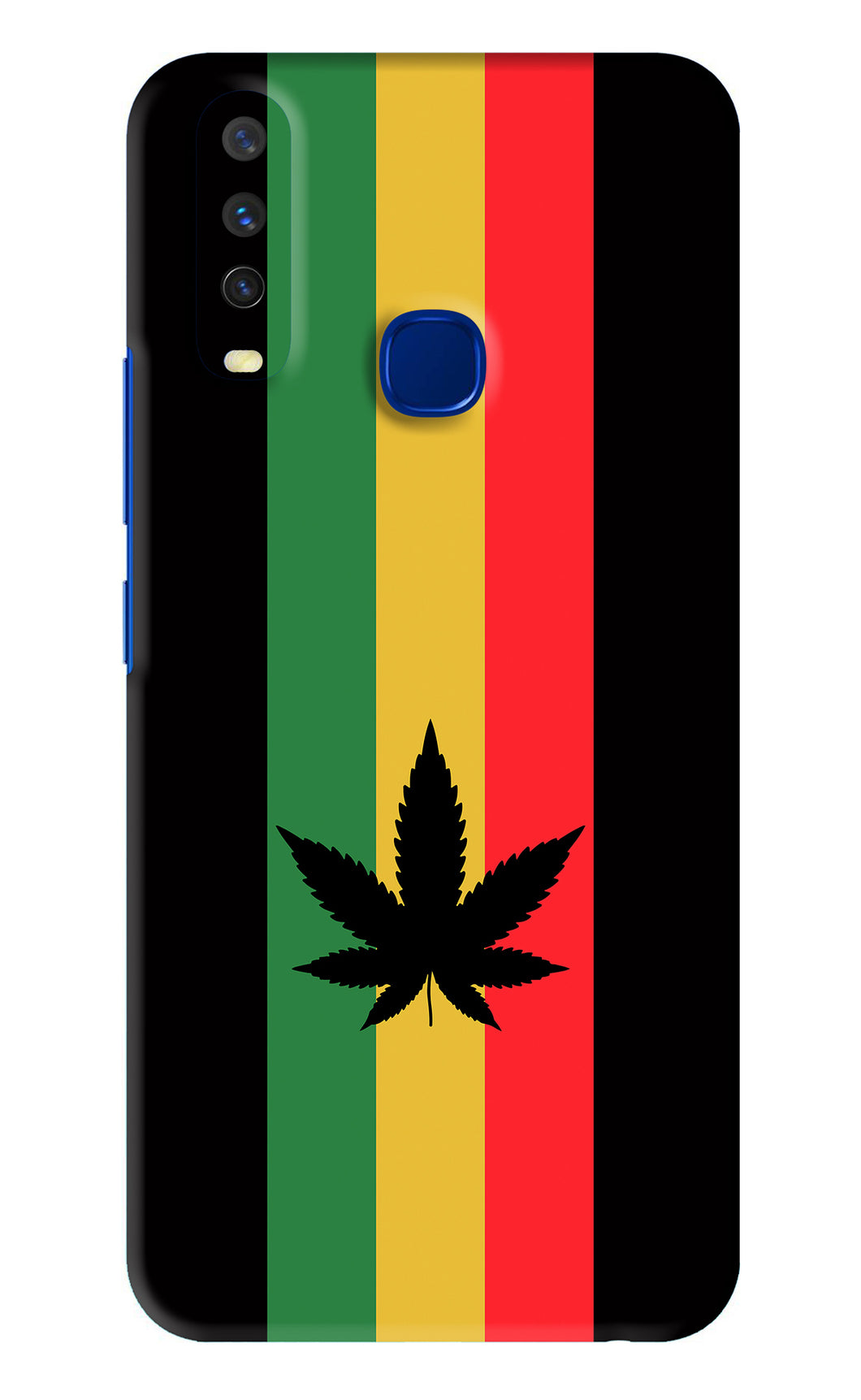 Weed Flag Vivo Y15 2019 Back Skin Wrap