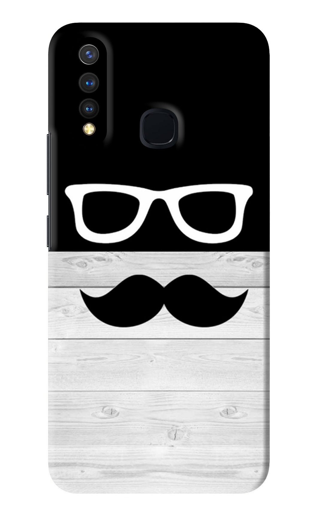 Mustache Vivo Y19 Back Skin Wrap