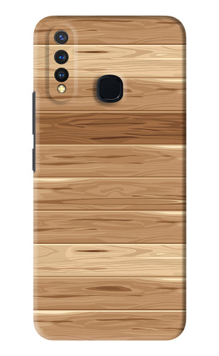 Wooden Vector Vivo Y19 Back Skin Wrap