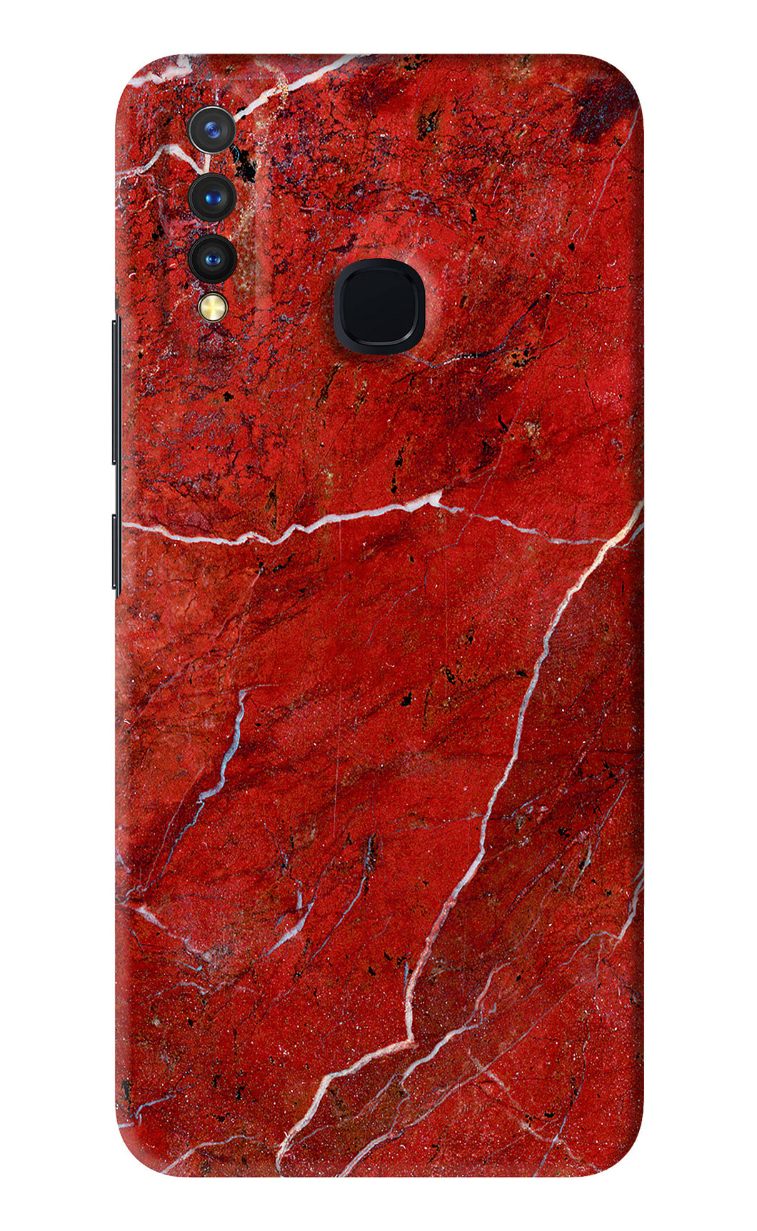 Red Marble Design Vivo Y19 Back Skin Wrap