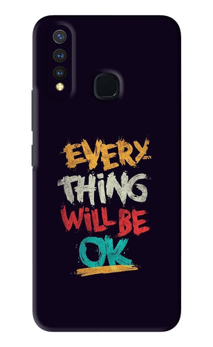 Everything Will Be Ok Vivo Y19 Back Skin Wrap