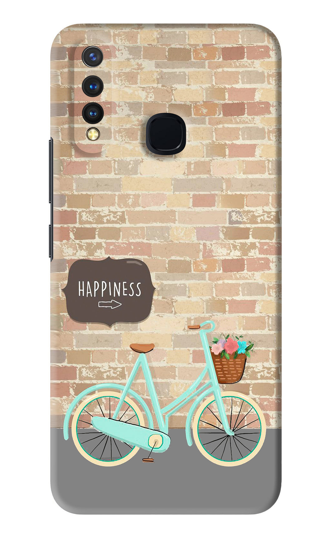 Happiness Artwork Vivo Y19 Back Skin Wrap