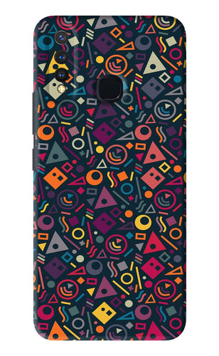 Geometric Abstract Vivo Y19 Back Skin Wrap