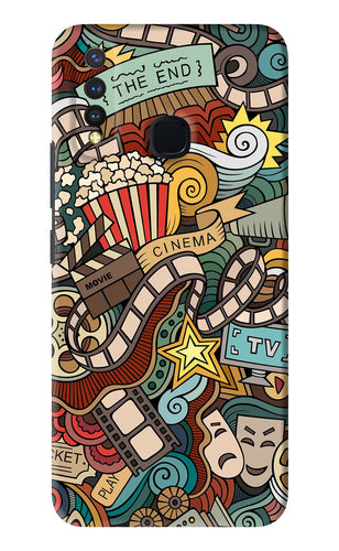 Cinema Abstract Vivo Y19 Back Skin Wrap
