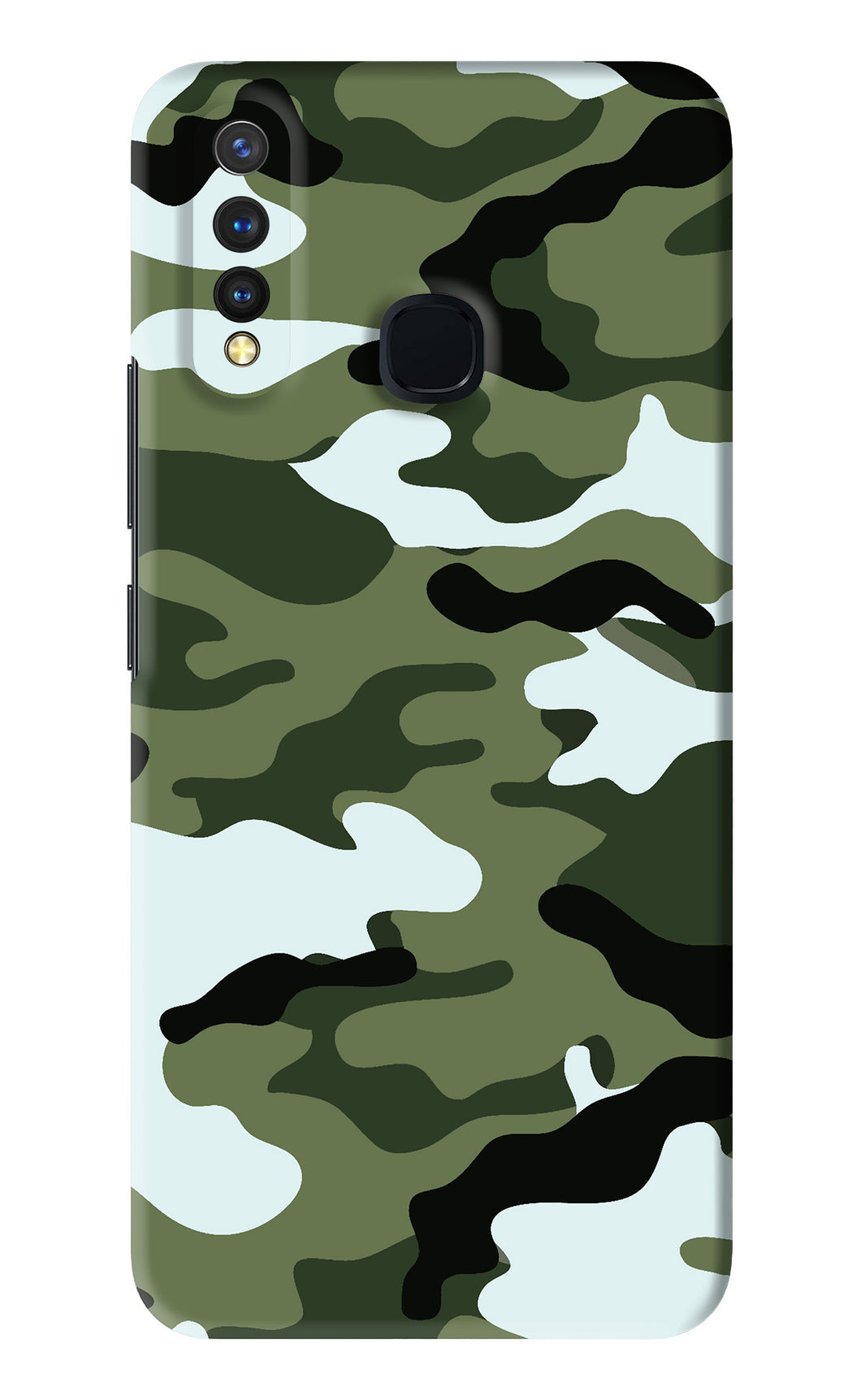 Camouflage 1 Vivo Y19 Back Skin Wrap