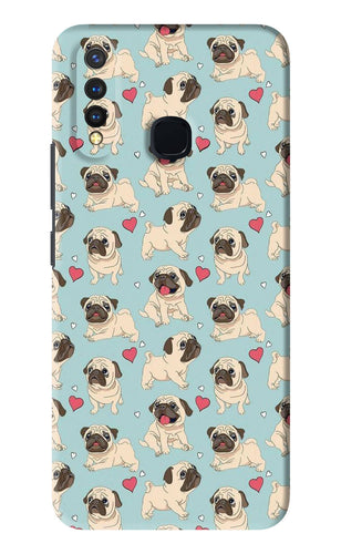 Pug Dog Vivo Y19 Back Skin Wrap