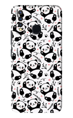 Cute Panda Vivo Y19 Back Skin Wrap