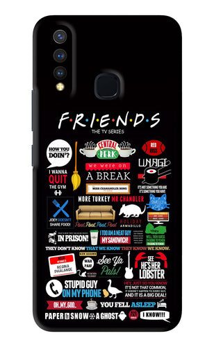 FRIENDS Vivo Y19 Back Skin Wrap