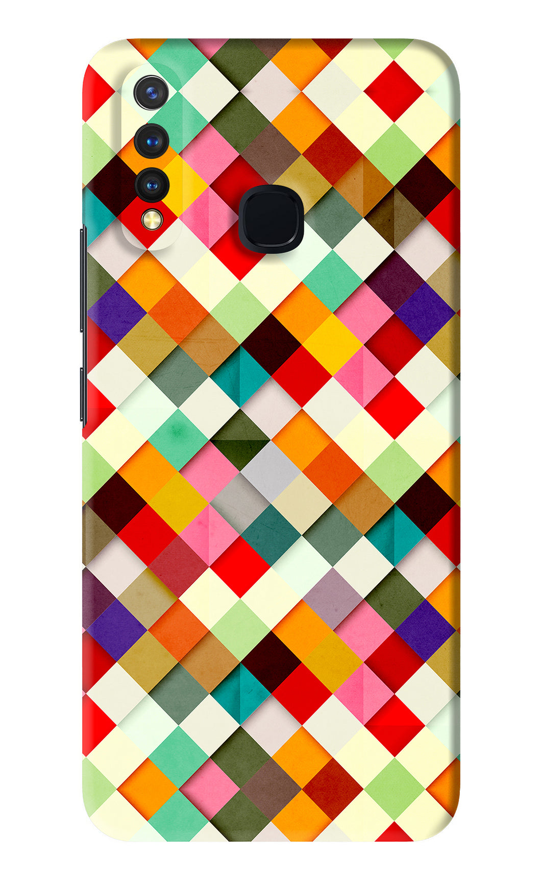 Geometric Abstract Colorful Vivo Y19 Back Skin Wrap