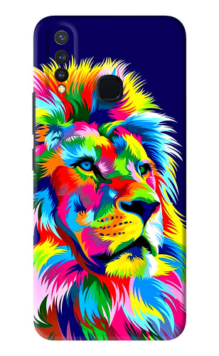 Vector Art Lion Vivo Y19 Back Skin Wrap