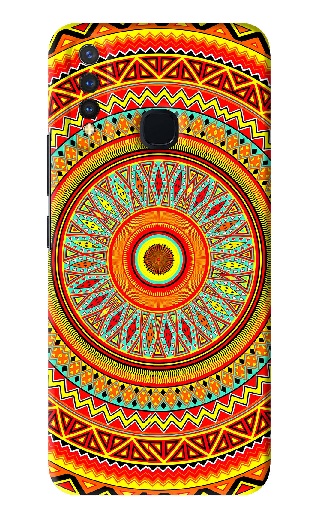 Mandala Pattern Vivo Y19 Back Skin Wrap