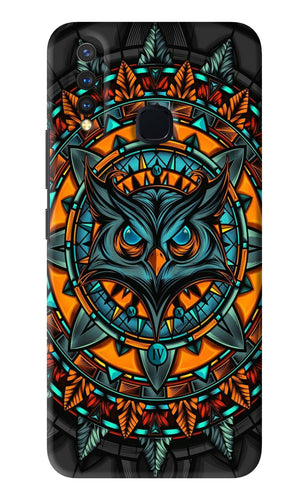 Angry Owl Art Vivo Y19 Back Skin Wrap