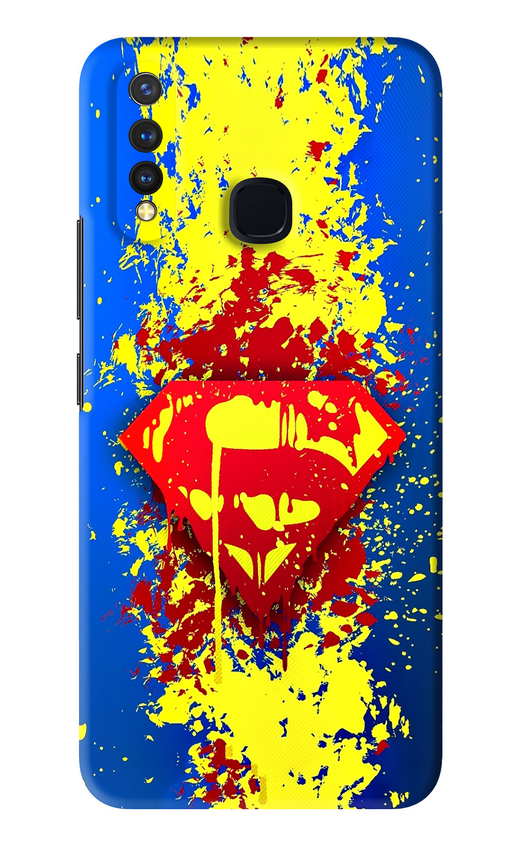 Superman logo Vivo Y19 Back Skin Wrap