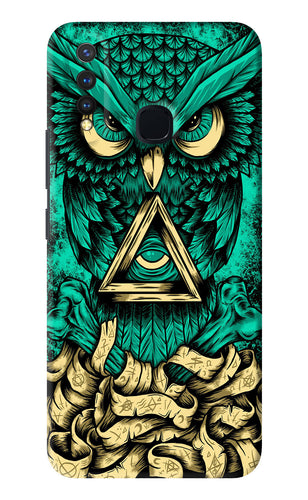Green Owl Vivo Y19 Back Skin Wrap