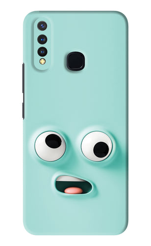 Silly Face Cartoon Vivo Y19 Back Skin Wrap
