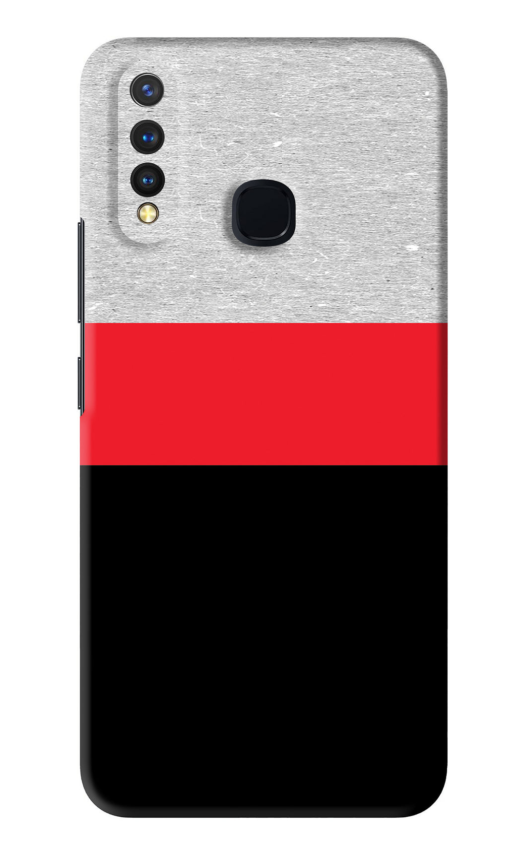 Tri Color Pattern Vivo Y19 Back Skin Wrap