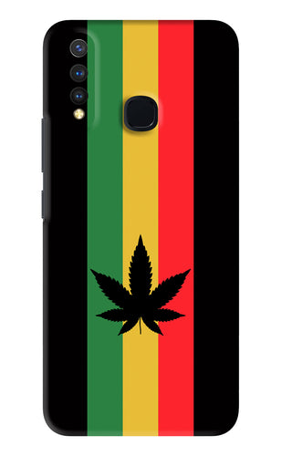 Weed Flag Vivo Y19 Back Skin Wrap