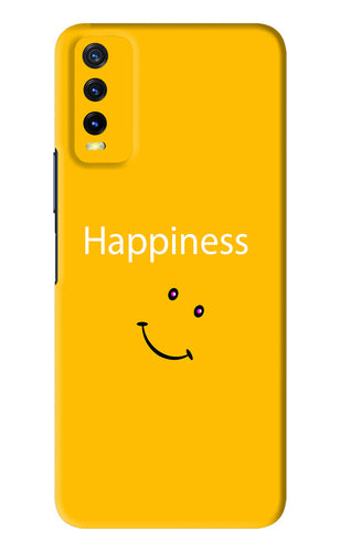 Happiness With Smiley Vivo Y20 Back Skin Wrap