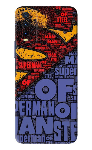 Superman Vivo Y20 Back Skin Wrap