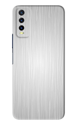 Wooden Grey Texture Vivo Y20 Back Skin Wrap