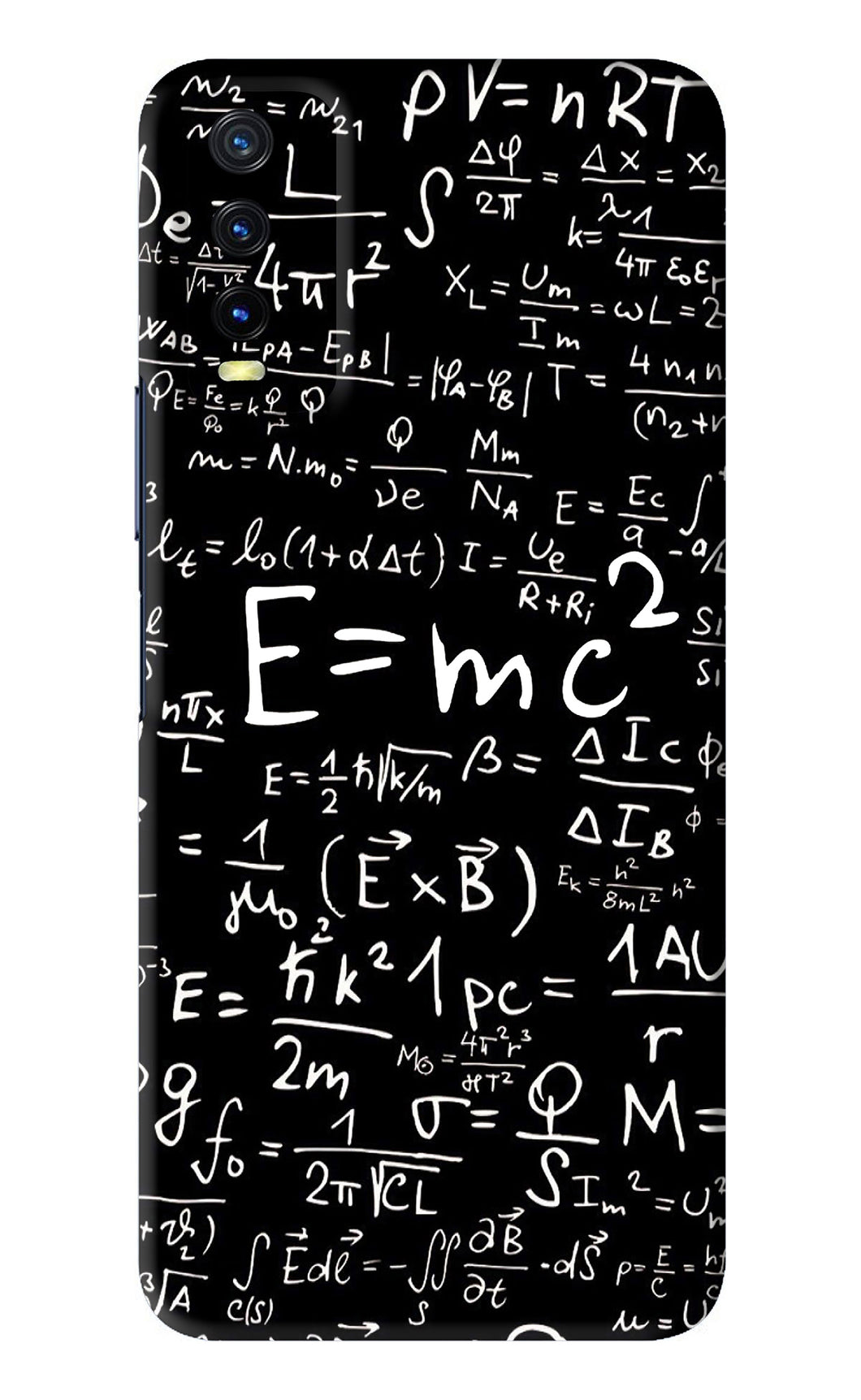 Physics Albert Einstein Formula Vivo Y20 Back Skin Wrap