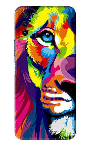 Lion Half Face Vivo Y20 Back Skin Wrap