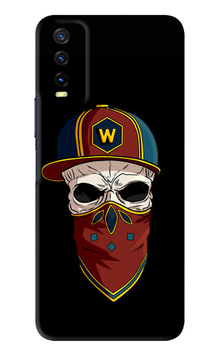 Skull Vivo Y20 Back Skin Wrap