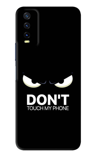 Don'T Touch My Phone Vivo Y20 Back Skin Wrap