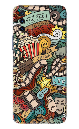 Cinema Abstract Vivo Y20 Back Skin Wrap