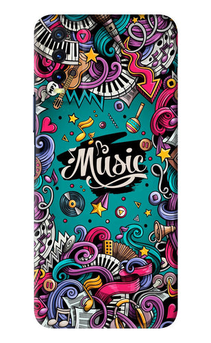 Music Graffiti Vivo Y20 Back Skin Wrap