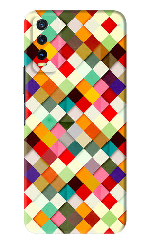 Geometric Abstract Colorful Vivo Y20 Back Skin Wrap