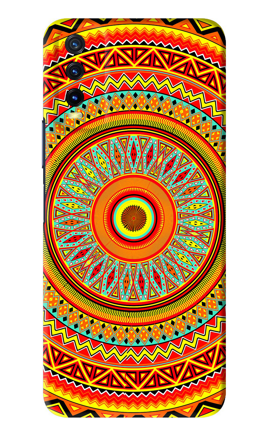Mandala Pattern Vivo Y20 Back Skin Wrap