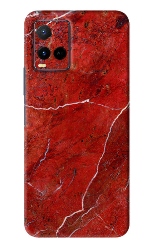 Red Marble Design Vivo Y21 Back Skin Wrap