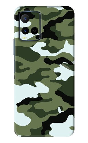 Camouflage 1 Vivo Y21 Back Skin Wrap