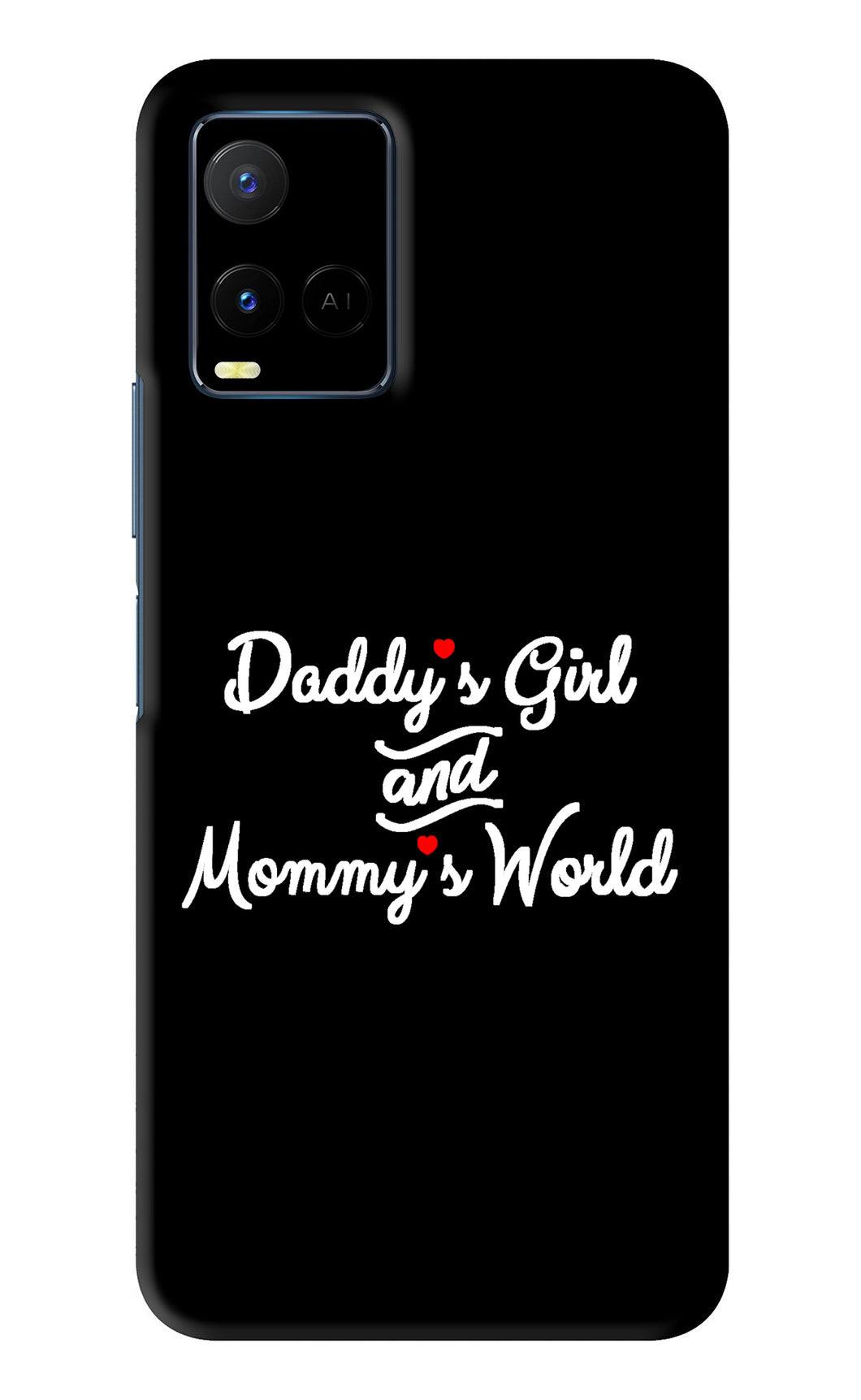 Daddy's Girl and Mommy's World Vivo Y21 Back Skin Wrap