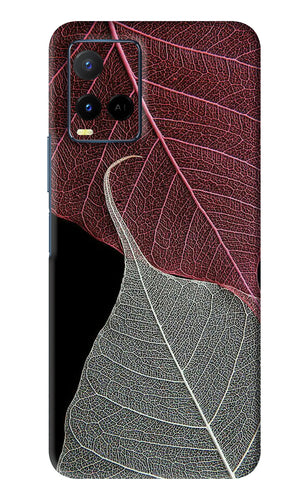Leaf Pattern Vivo Y21 Back Skin Wrap