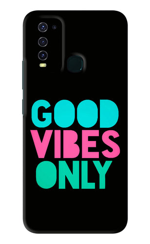 Quote Good Vibes Only Vivo Y30 Back Skin Wrap