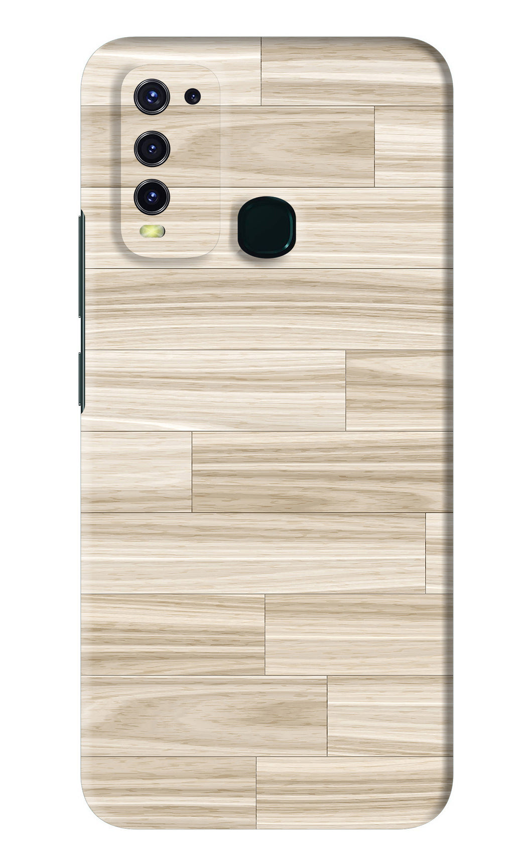 Wooden Art Texture Vivo Y30 Back Skin Wrap